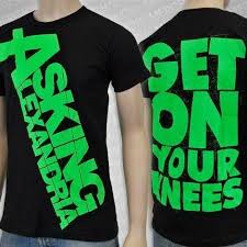 ASKING ALEXANDRIA -  Get On Your Knees - Two Sided Print